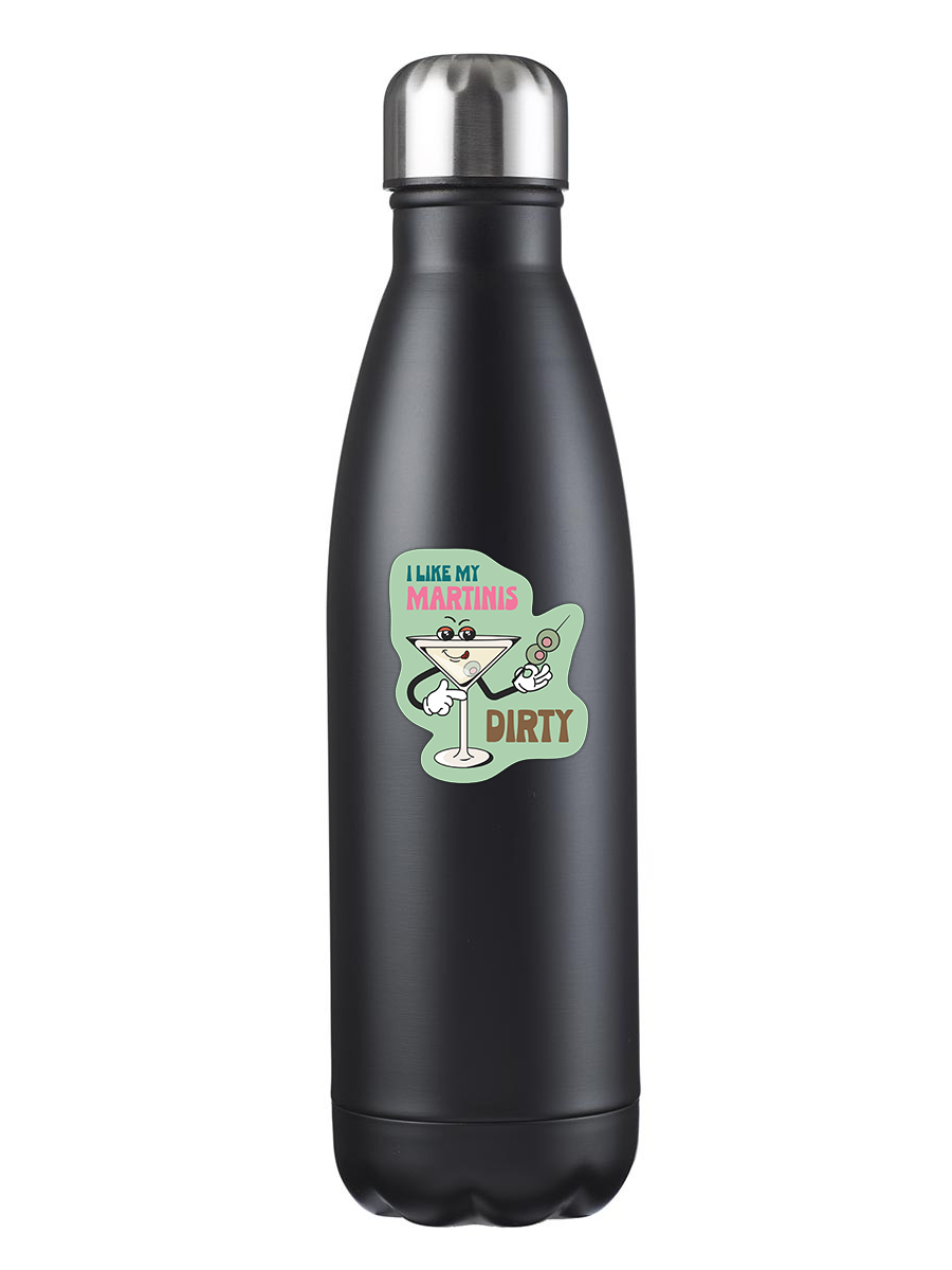 Sticker: I Like My Martinis Dirty - Pack of 25