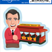 Sticker: Mister Rogers, Neighborhood Trolley