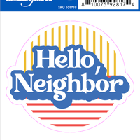 Sticker: Mister Rogers, Hello, Neighbor