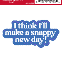 Sticker: Mister Rogers, I Think I'll Make a Snappy New Day