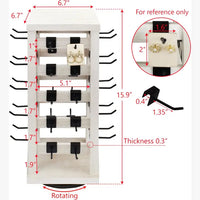 Countertop Rotational Keychain Display (Adjustable)