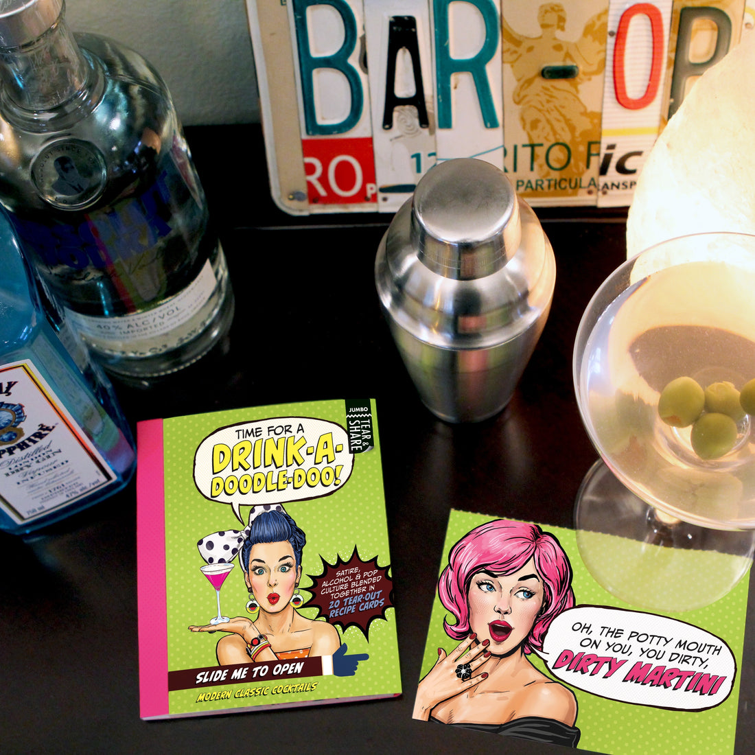 Jumbo Tear & Share: Pop Life, Time for a Drink-a-Doodle Doo! (Woman on Cover) - Pack of 6