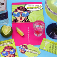 Jumbo Tear & Share: Pop Life, Time for a Drink-a-Doodle Doo! (Woman on Cover) - Pack of 6