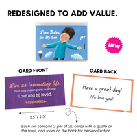 Lunch Notes: A Love Letter to My Son - Pack of 10 Sets