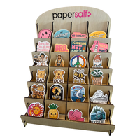 24-Pocket Countertop Sticker Display Filled