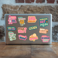 Sticker: BRB, Spiraling - Pack of 25
