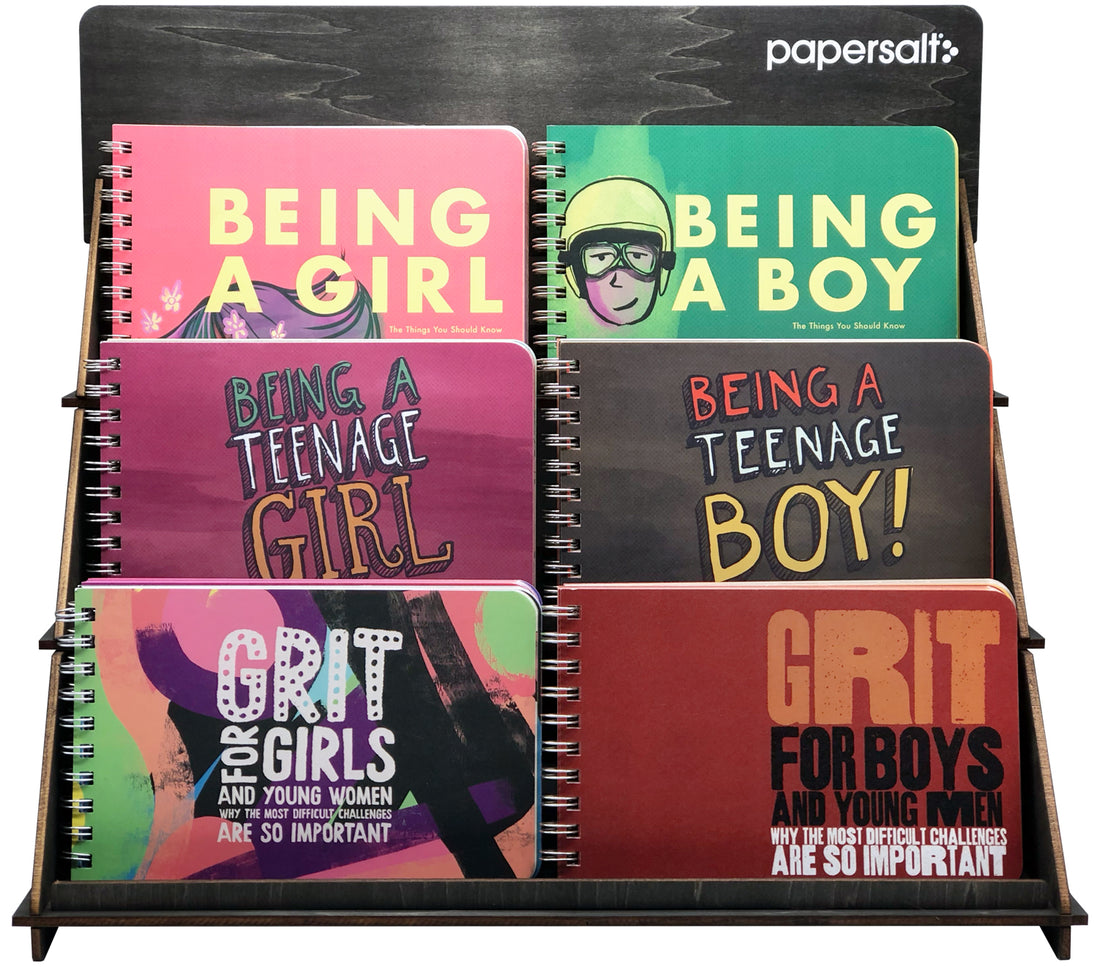 Display: 3-Tier, Double Pocket Table Top Display