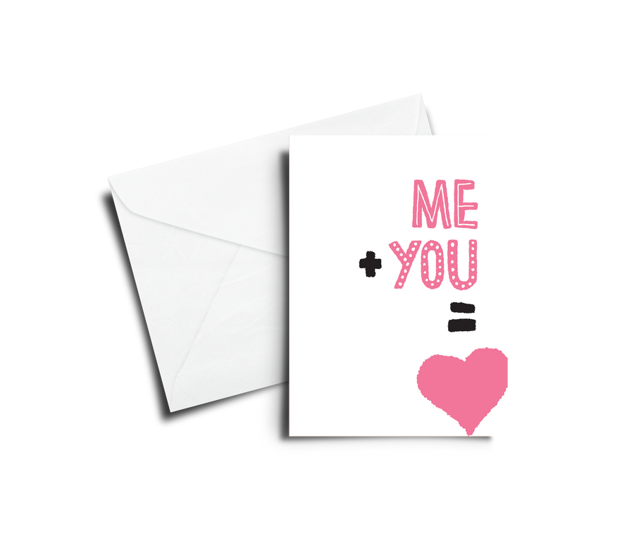 Greeting Card: Me + You - Pack of 6