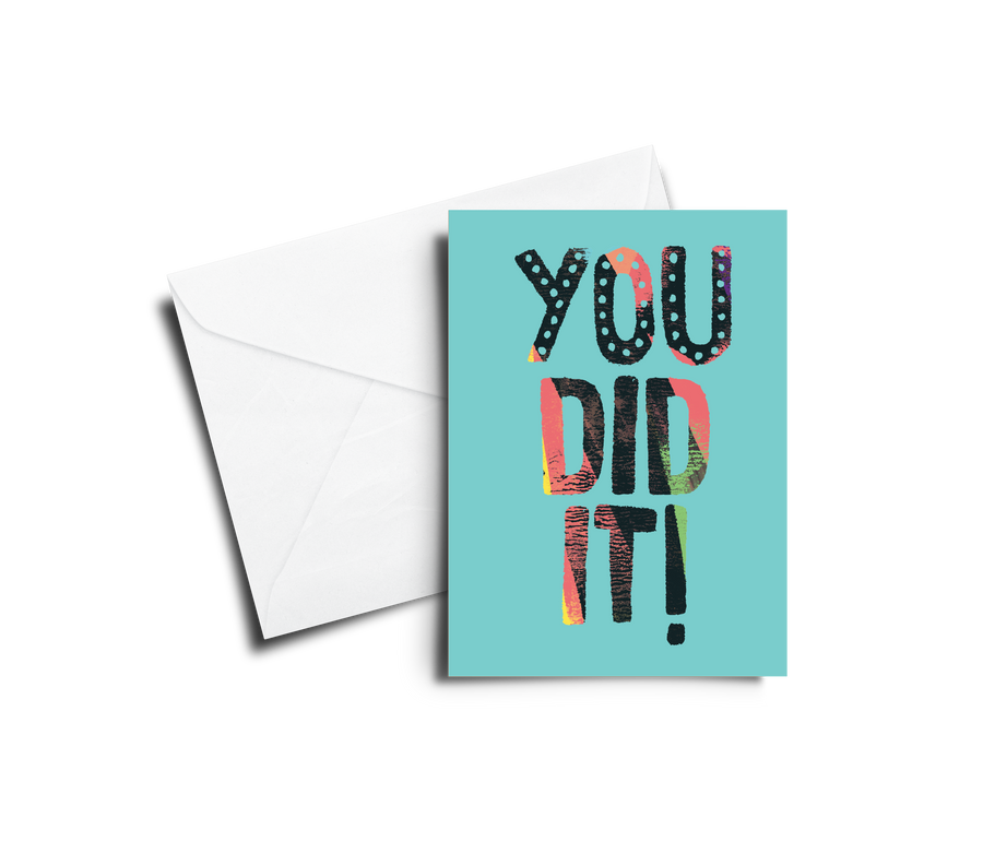 Greeting Card: You Did It - Pack of 6