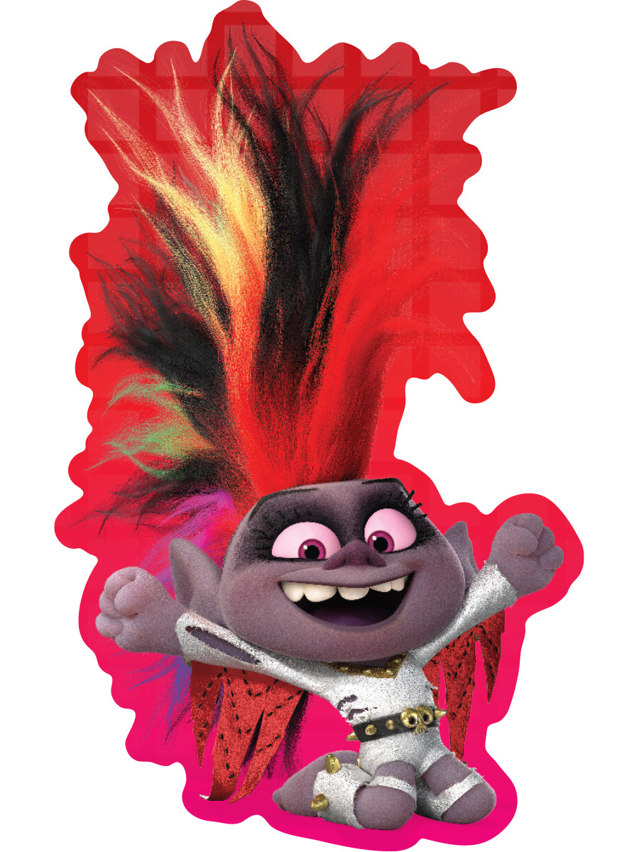 Sticker: Trolls, Queen Barb - Pack of 25