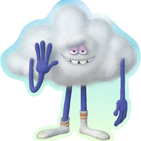 Sticker: Trolls, Cloud Guy - Pack of 6