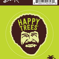 Sticker: Bob Ross, "Happy Trees" - Pack of 25
