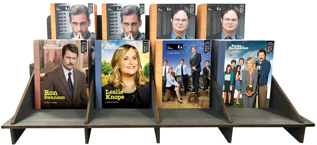 Office and Parks Tear & Share Jumbo Lunch Notes Display Starter Package