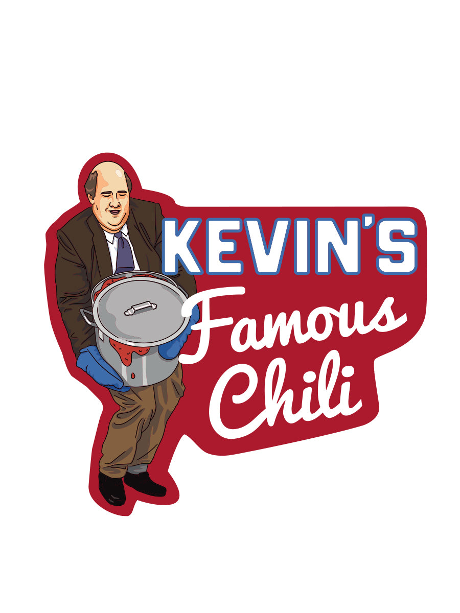 Sticker: The Office, Kevin’s Famous Chili - Pack of 25
