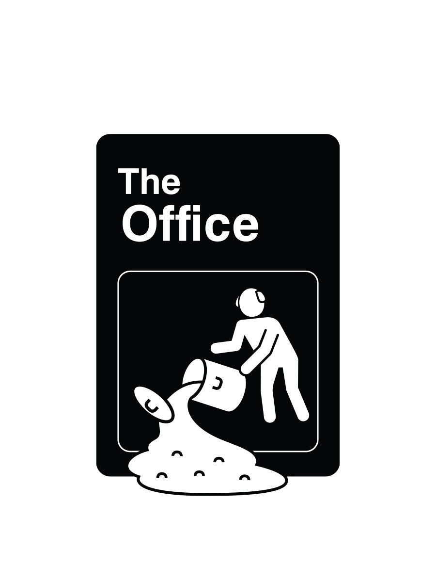 Sticker: The Office, Logo Kevin’s Chili Spill - Pack of 25