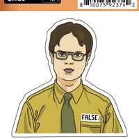 Sticker: The Office, False - Pack of 25