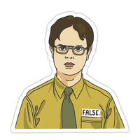 Sticker: The Office, False - Pack of 25
