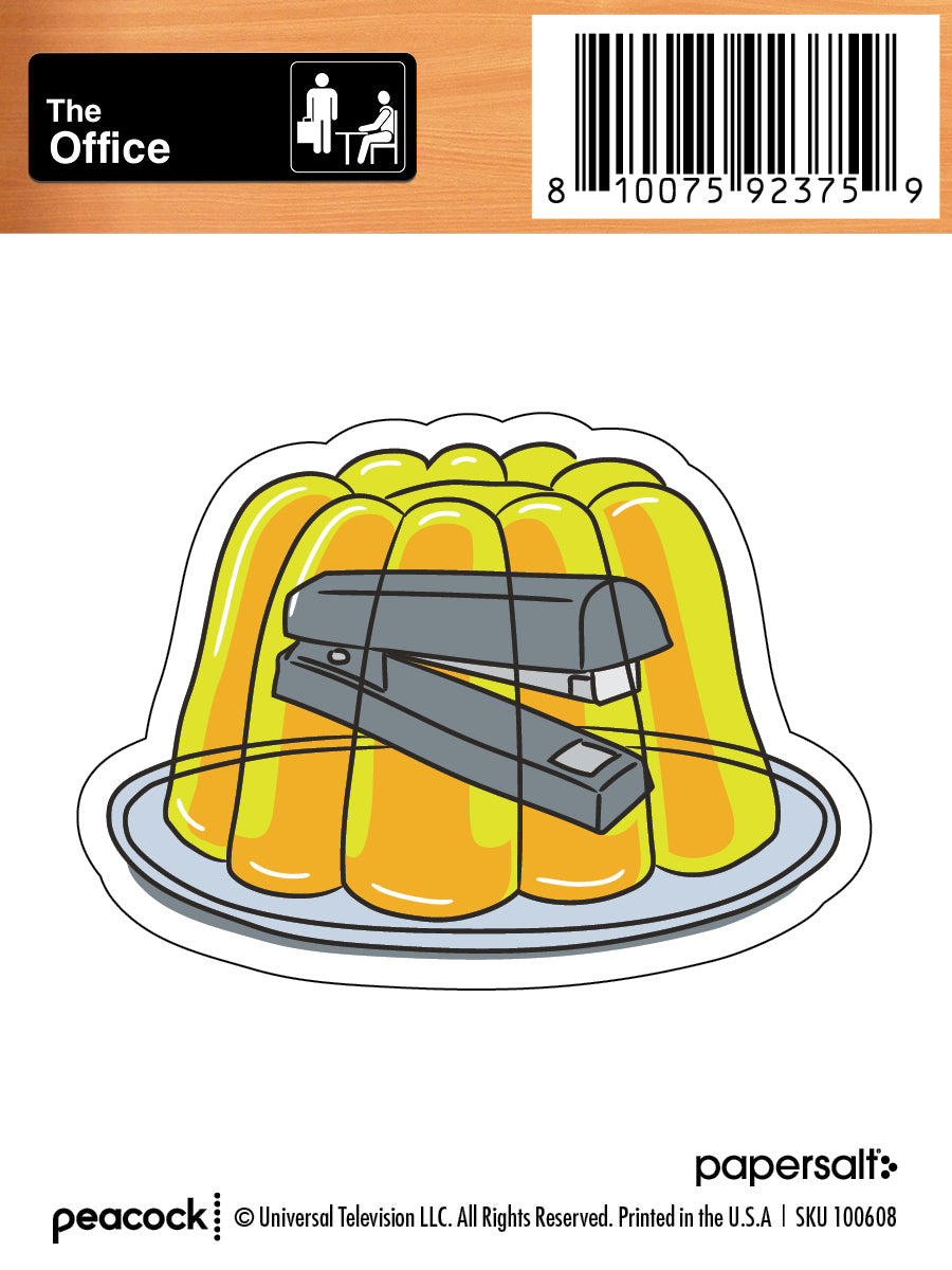Sticker: The Office, Stapler in Jello Mold - Pack of 25