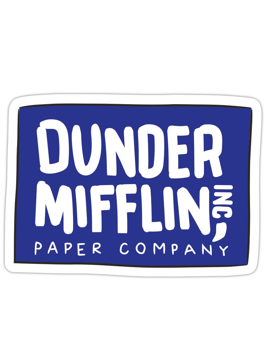 Sticker: The Office, Dunder Mifflin Paper Company - Pack of 25