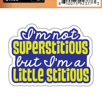 Sticker: The Office,  I'm Not Superstitious but I'm a Little Stitious - Pack of 25
