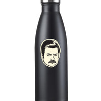 Sticker: Parks and Rec, Ron Swanson Head - Pack of 25