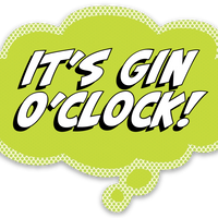 Sticker: Pop Life, It's Gin O'clock! - Pack of 6