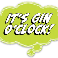 Sticker: Pop Life, It's Gin O'clock! - Pack of 25