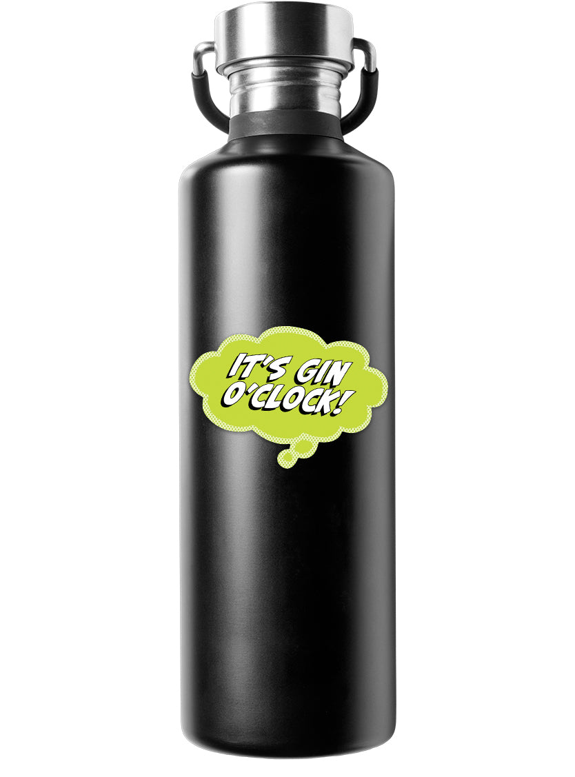 Sticker: Pop Life, It's Gin O'clock! - Pack of 25