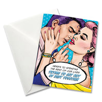 Greeting Card: Pop Life, Here’s to Spending the Rest of Our Lives Trying - Pack of 6