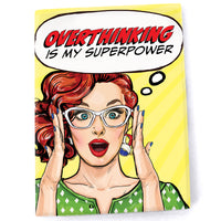 Magnet: Pop Life, Overthinking is my Superpower - Pack of 6
