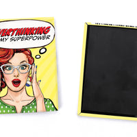Magnet: Pop Life, Overthinking is my Superpower - Pack of 6