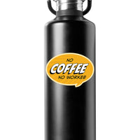 Sticker: Pop Life, No Coffee No Workee - Pack of 25