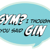 Sticker: Pop Life, Gym? I Thought You Said Gin - Pack of 25
