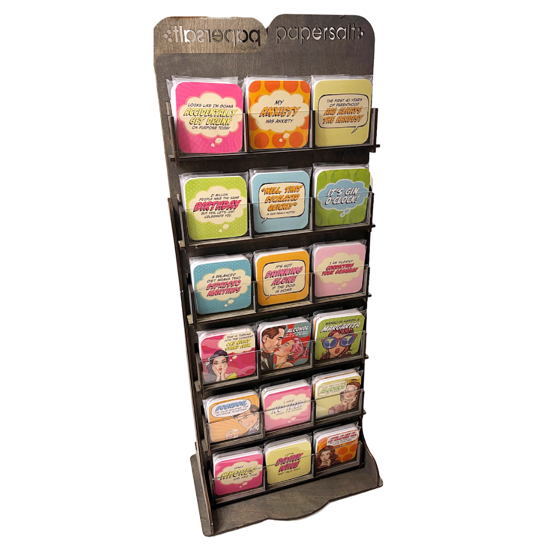 Display: 36 Pocket Tabletop Spinner Display