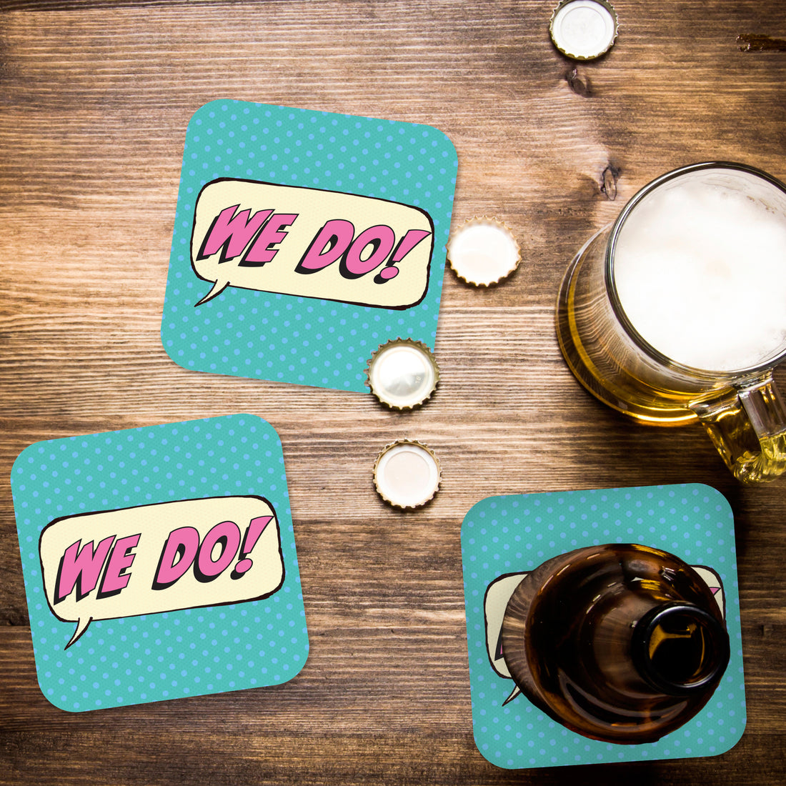 Coaster: Pop Life, We Do! - Pack of 6