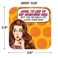Coaster: Pop Life, Oooh, I'd Like to Say Somthing Nice - Pack of 6