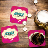 Coaster: Pop Life, Vodka is my Spirit Animal - Pack of 6
