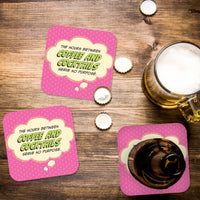 Coaster: Pop Life, The Hours Between Coffee and Cocktails - Pack of 6