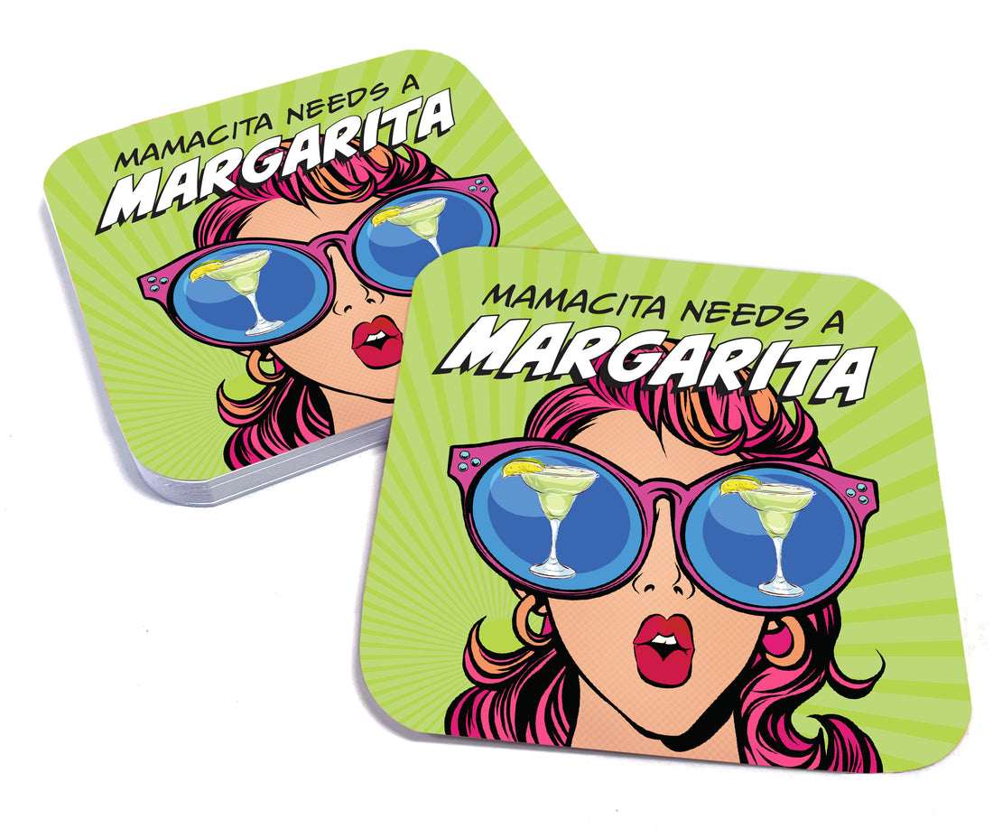 Coaster: Pop Life, Mamacita Needs a Margarita - Pack of 6
