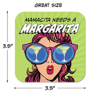 Coaster: Pop Life, Mamacita Needs a Margarita - Pack of 6