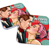 Coaster: Pop Life, Alcohol is Proof That God Wants Us to be Happy - Pack of 6