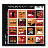 Wall Decal Set: Grit for Boys - Pack of 4