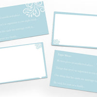 Lunch Notes: "Being Newlywed" Wedding Shower Notes - Box of 15