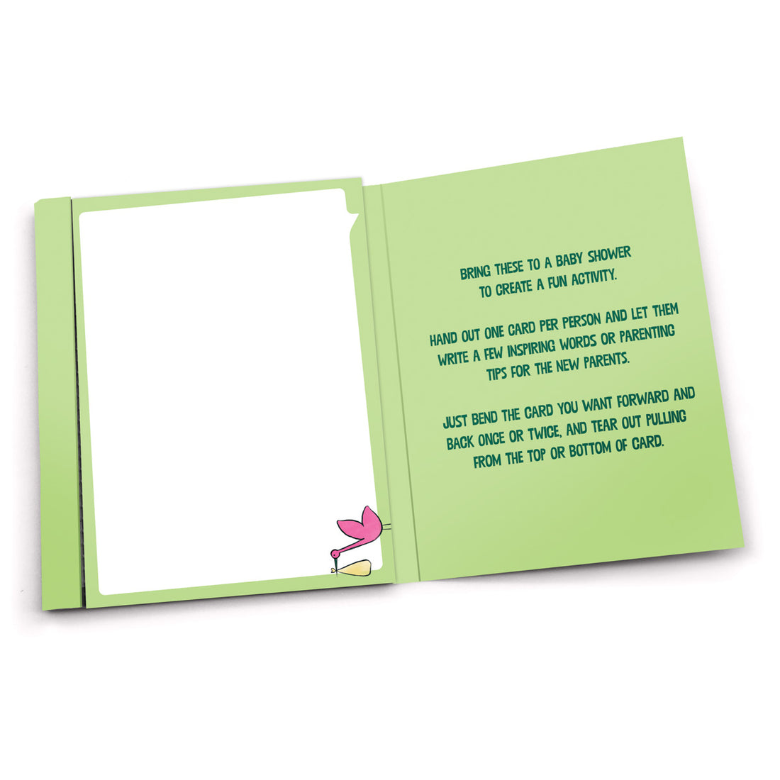 Jumbo Lunch Notes: Being a New Parent Baby Shower Notes - Pack of 6