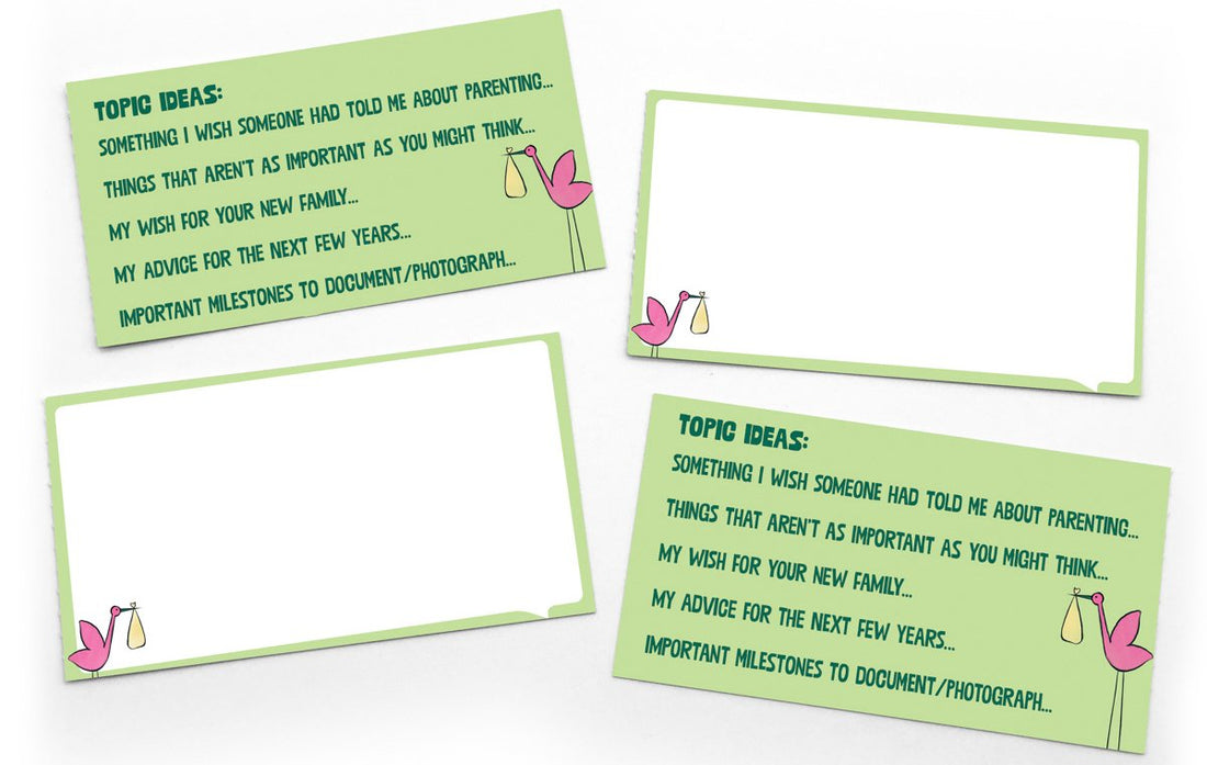 Lunch Notes: "Being a New Parent" Baby Shower Notes - Box of 15