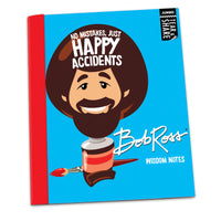 Jumbo Lunch Notes: Bob Ross "No Mistakes Just Happy Accidents" - Pack of 6