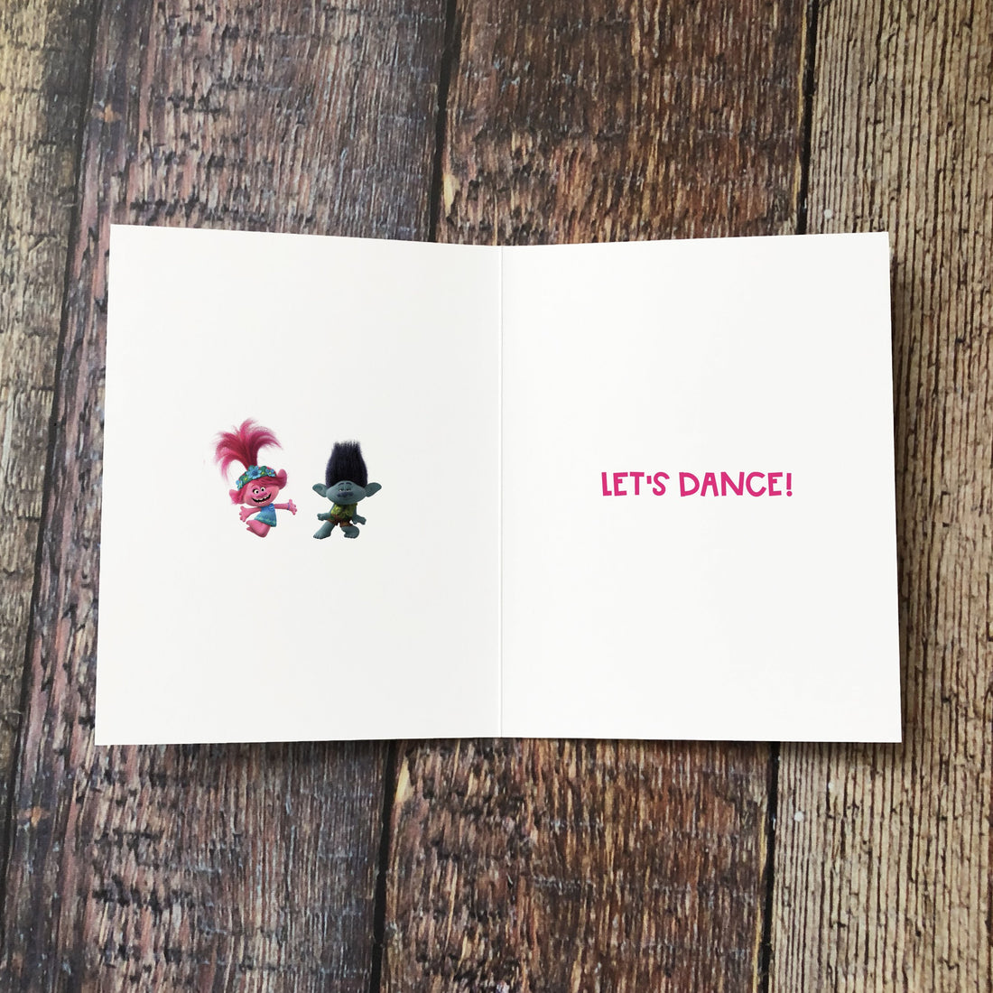 Greeting Card: Trolls, Branch and Queen Poppy It's Your Birthday! - Pack of 6