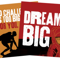 Wall Decal Set: Grit for Boys - Pack of 4