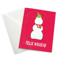 Greeting Card: Feliz Navidad Christmas - Pack of 6