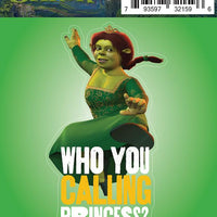 Sticker: Shrek, Fiona Who You Calling Princess? - Pack of 6